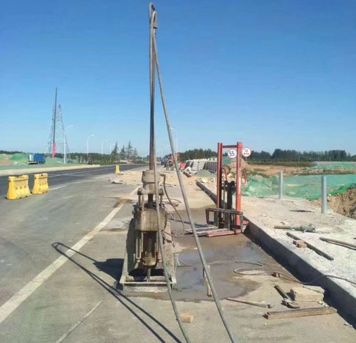 夹江公路高聚物注浆加固